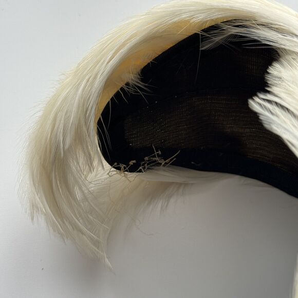 Vintage Feathers Hat Millinery Salon Lit Brothers Philadelphia 1960s 60s Feather - Picture 4 of 4